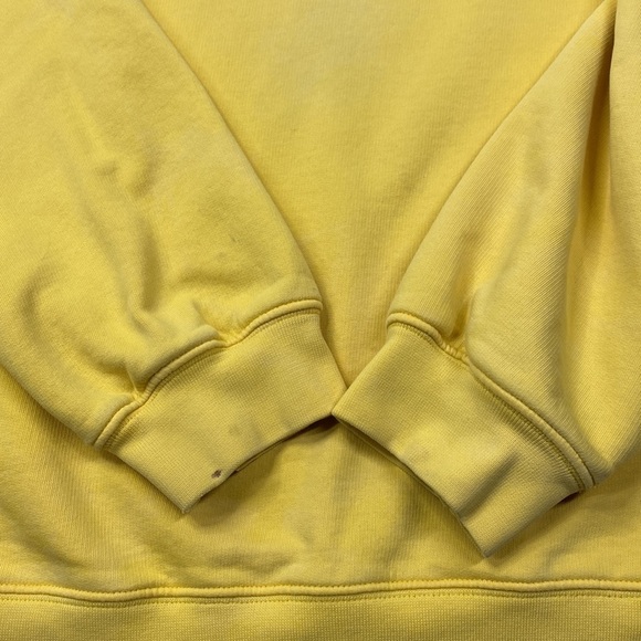 Vintage Nike Yellow Mini Swoosh Raglan Sleeve Yellow Crewneck Sweatshirt XXL - Picture 8 of 8